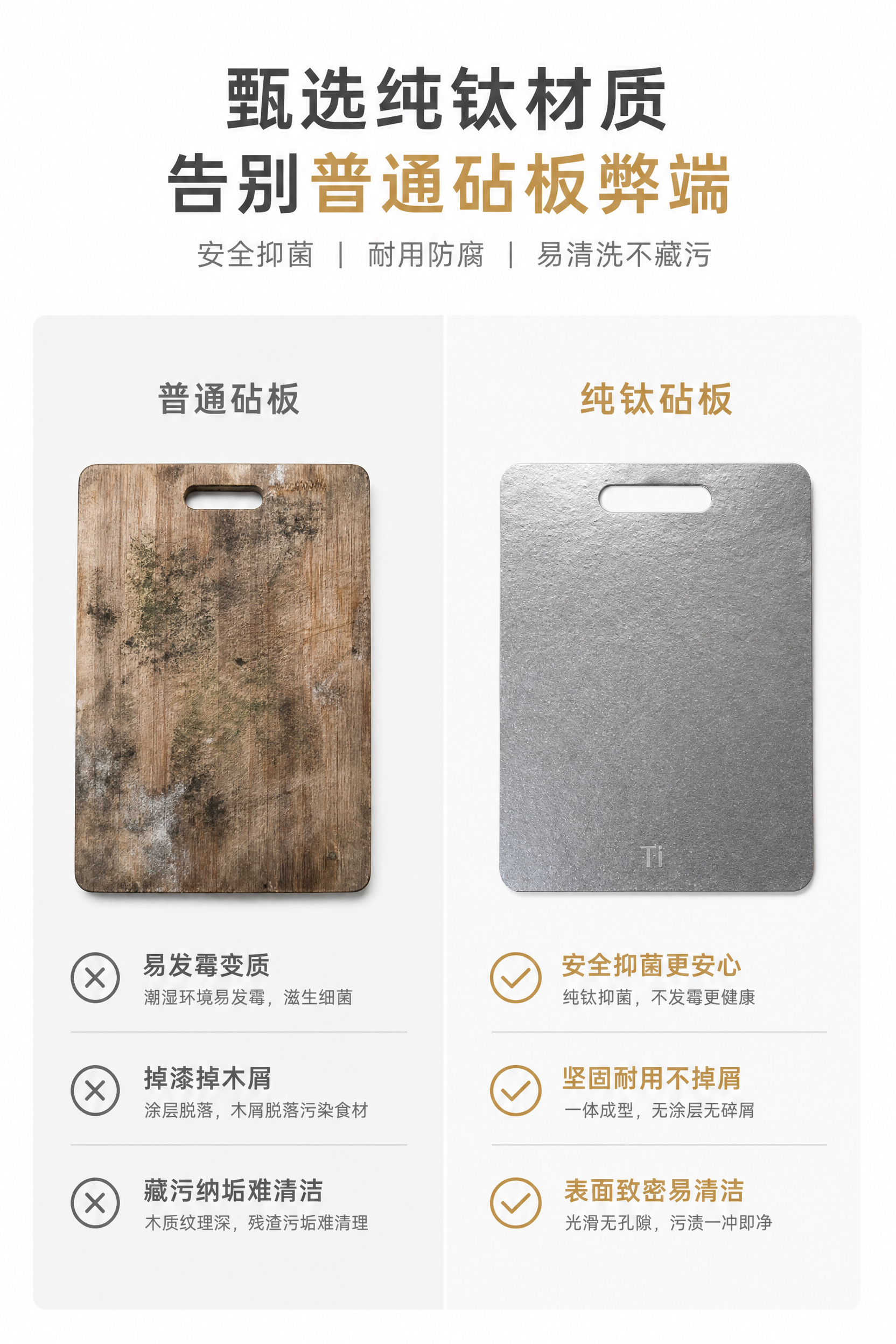 [商品] 使用上传的银灰冰花锤纹哑光面纯钛砧板；保留长方形圆角… - 图片创意预览