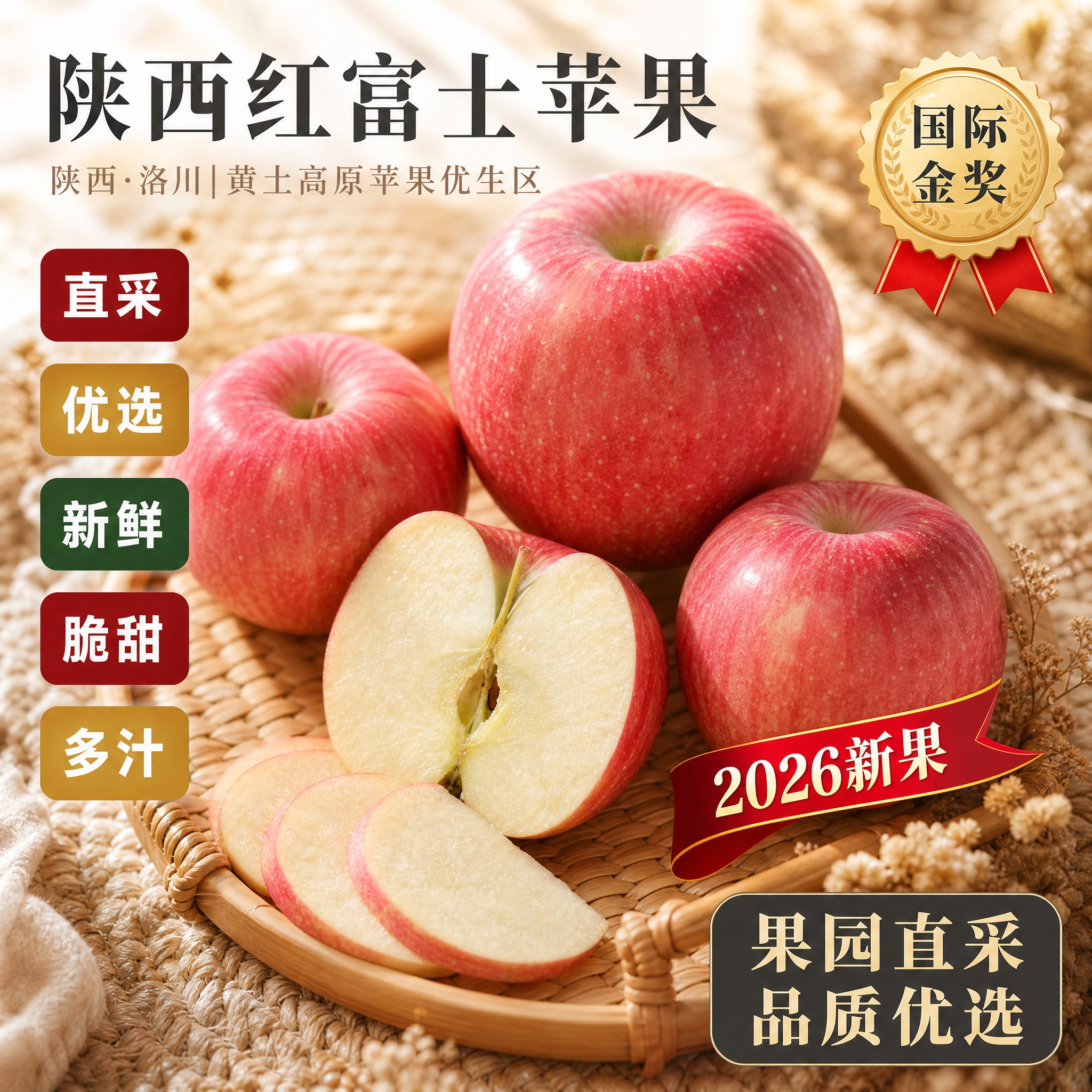 京东生鲜电商主图，800×800像素，1:1正方形。背景为浅色… - 图片创意预览