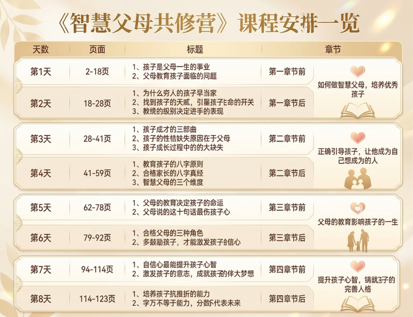 将这张课程表图片重新设计成清晰美观的课表海报形式，保持原图中的所有文字内容不变，文字内容不做任何修改，优化排版和视觉效果，做成宣传海报预览效果
