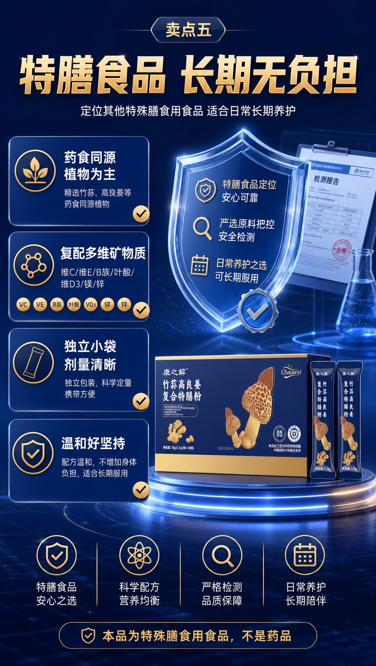 [商品] 使用【图1】竹荪高良姜复合特膳粉产品正面立视图；保留… - 图片创意预览