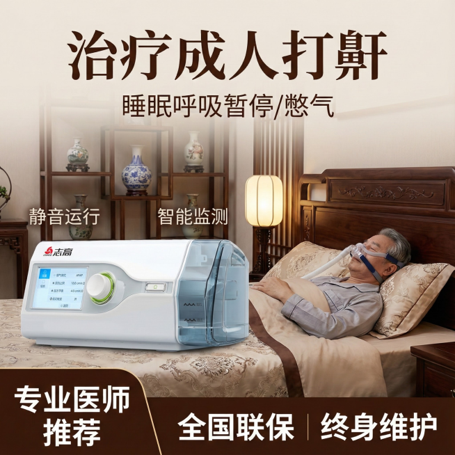 需要有成年人佩戴呼吸机鼻罩的场景，生成五张预览效果