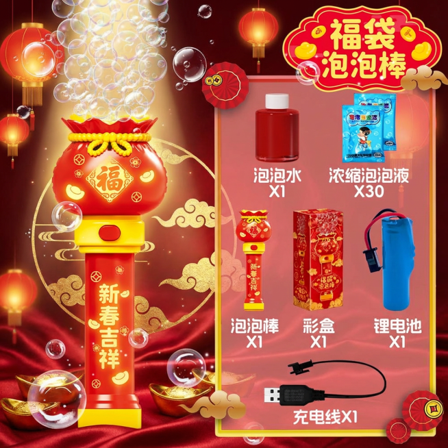 更换喜庆新年背景，突出主体内容，保留原主体内容预览效果