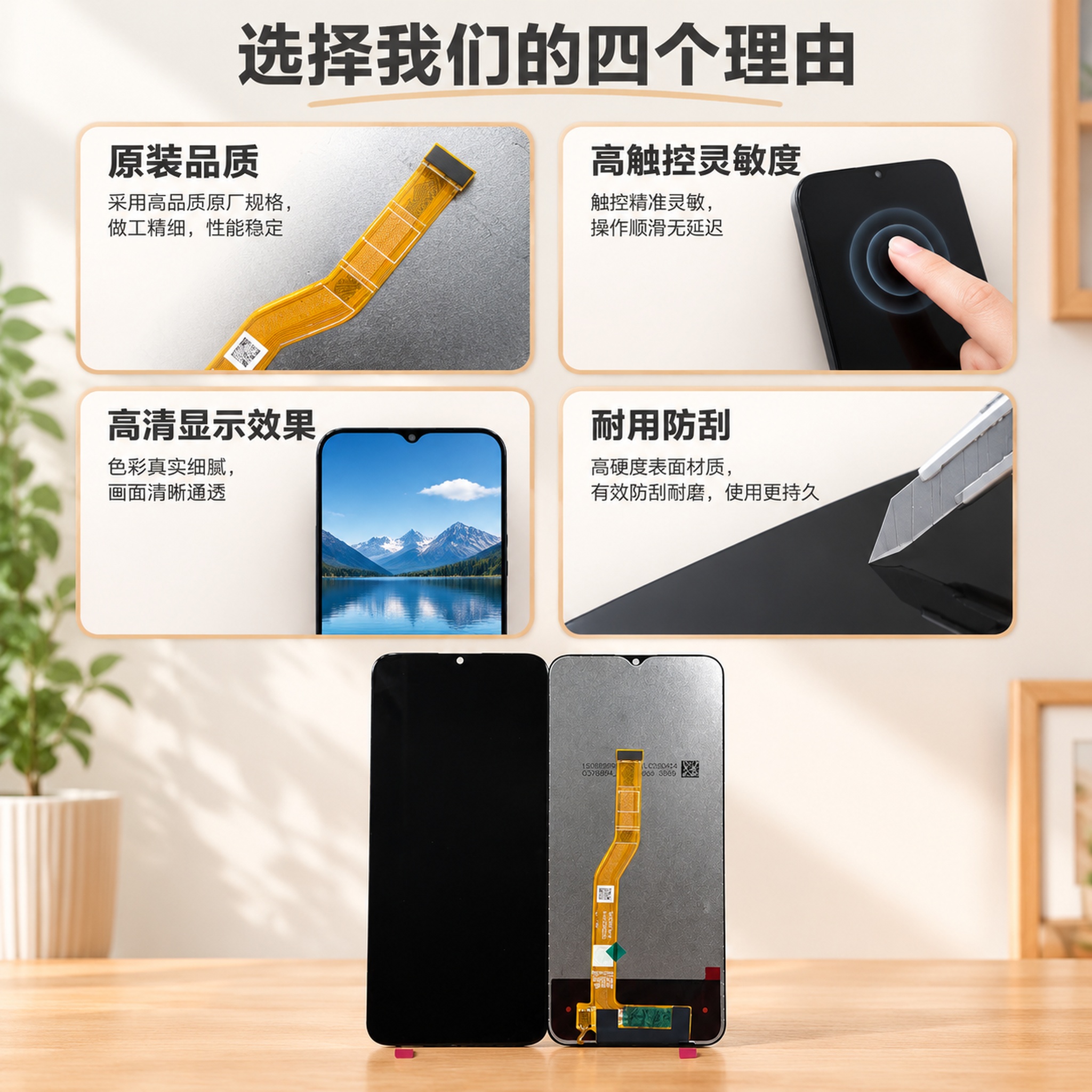 「图片1」，生成一套主图（5张），商品名 华为 畅顽20 荣耀… - 图片创意预览