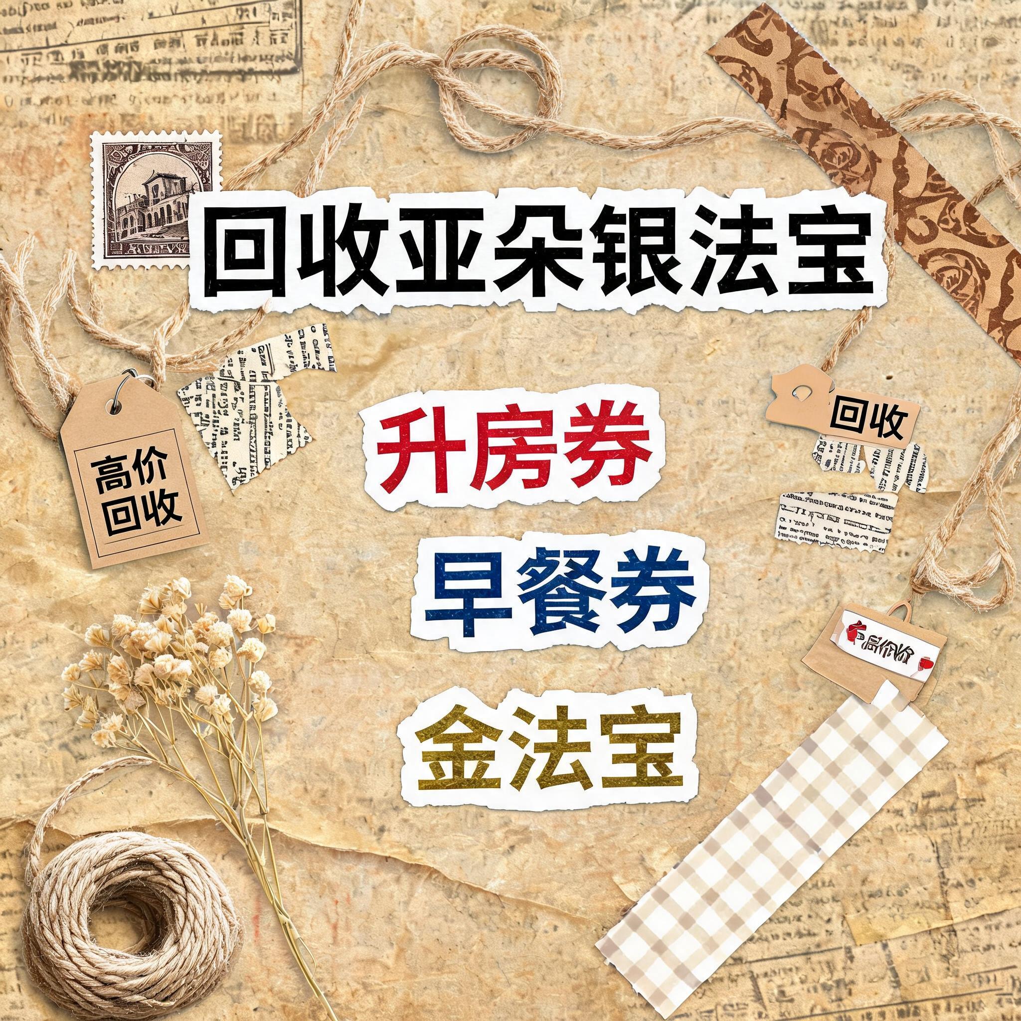 小红书大字封面，复古手账拼贴风格，参考图风格，主题文字为"回收… - 图片创意预览