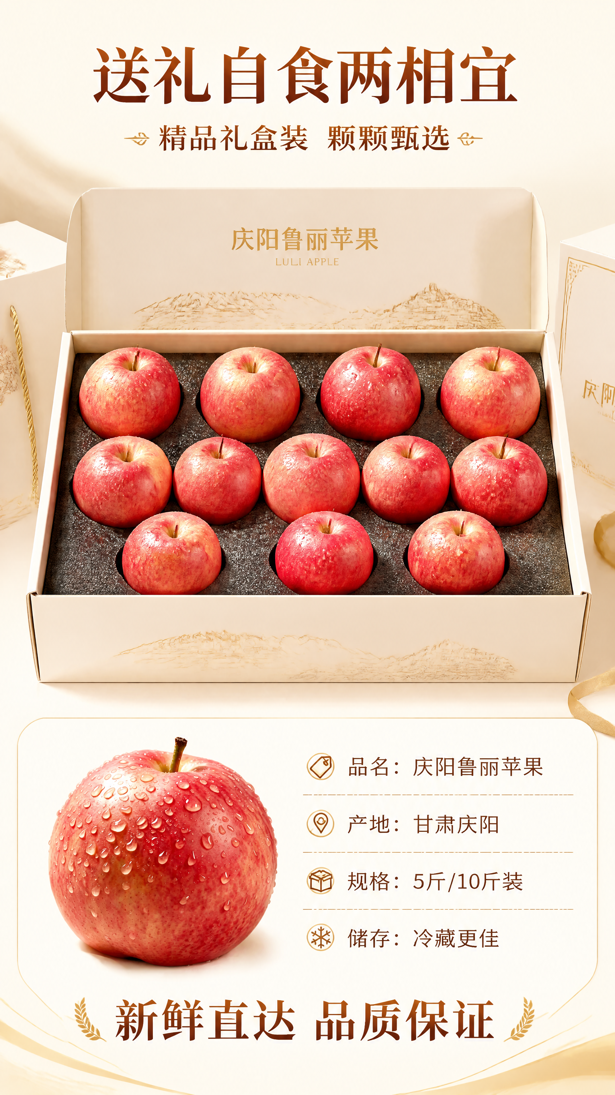 [第6张] 详情页规格与收尾页-产品规格与囤货氛围。本张使用【… - 图片创意预览
