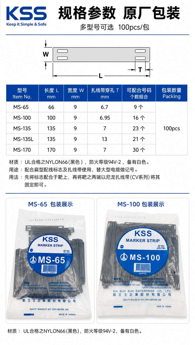 [商品] 使用【图2】KSS配线标志靶规格尺寸图、【图3】MS… - 图片创意预览