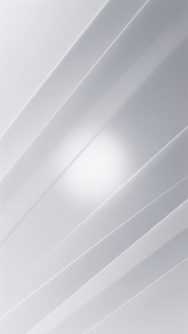 极简主义风格的抽象几何背景，以浅灰色与白色为主色调，柔和的渐变光影效果，画面中央有一个模糊的圆形光晕，背景中分布着多条倾斜的、具有微妙透明度变化的平行线条，线条边缘平滑且带有轻微的高光处理，整体呈现出简洁、现代、干净的视觉效果，光线从左上角向右下角柔和过渡，营造出宁静而专业的氛围，适合作为背景素材使用。预览效果