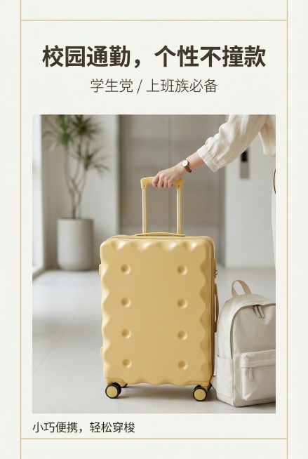 核心风格为高级简约、奶油治愈风、柔和光影、无衬线字体、留白设计，奶油黄为主色调，米白色为背景色，浅金色为点缀色，饱和度35%，明度85%，柔和自然光从画面左侧45°入射，无强反光、无重阴影，光影过渡自预览效果