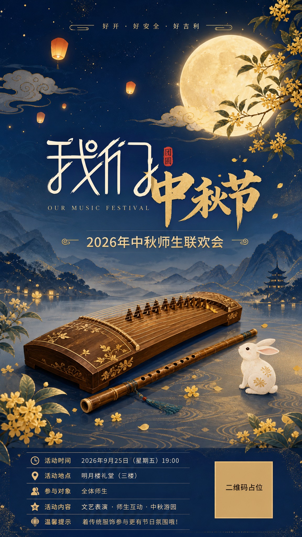基于参考海报的版式骨架进行复刻修改： 1. 将原海报中的吉他替… - 图片创意预览