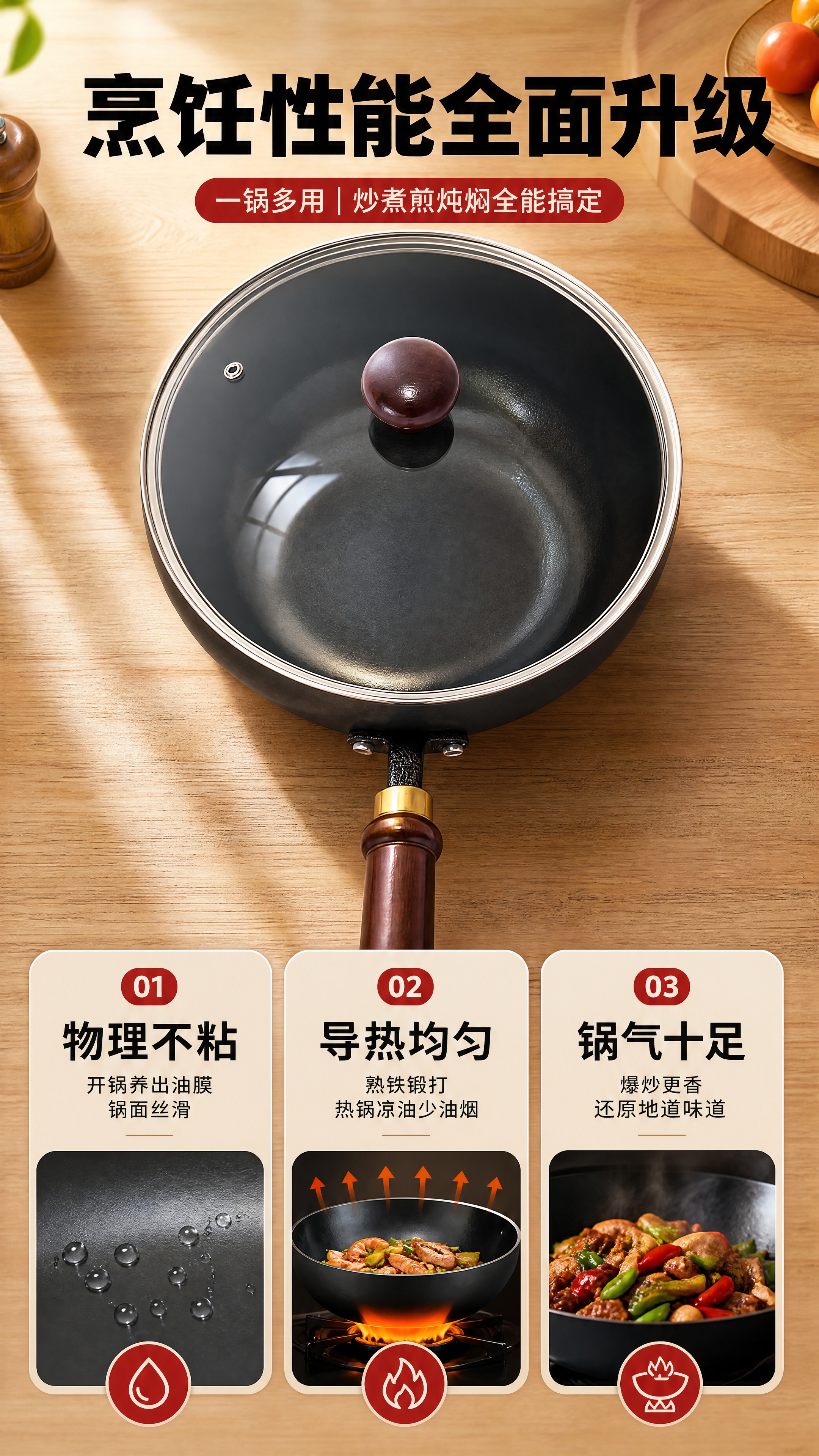 [商品] 使用【图1】大肚铁锅俯视图；保留黑色锅体内壁、玻璃锅… - 图片创意预览
