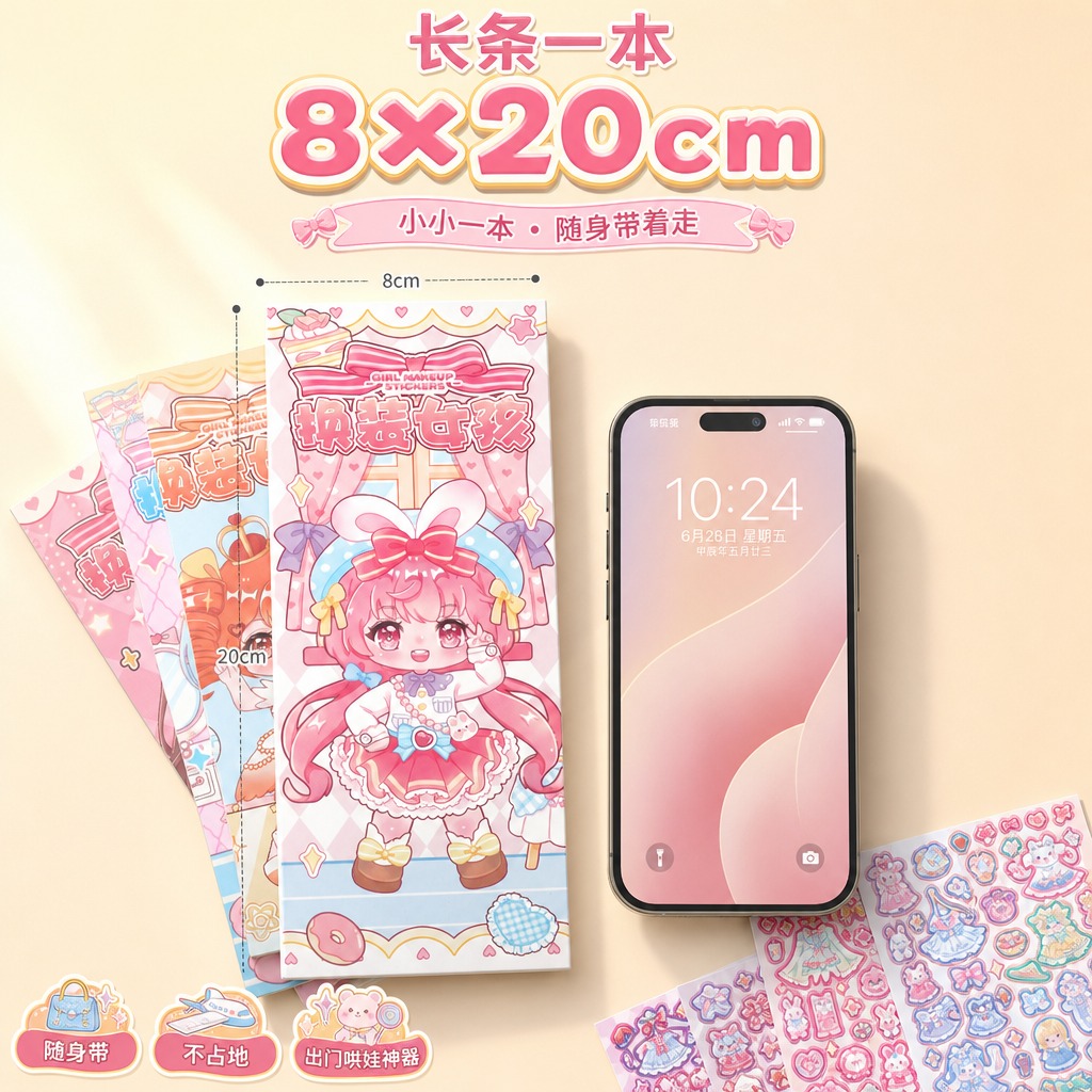 1:1正方形电商主图，俯拍平铺手机尺寸对比，第3张，与前两张构… - 图片创意预览