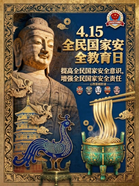 去掉图中的兵马俑，增加山西其他元素，脸谱也去掉，可以改为山西的晋剧脸谱预览效果