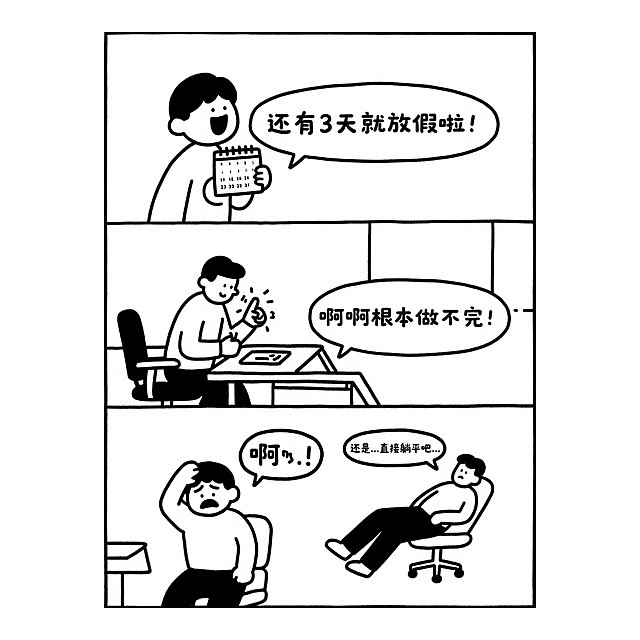 放假倒计时开始！