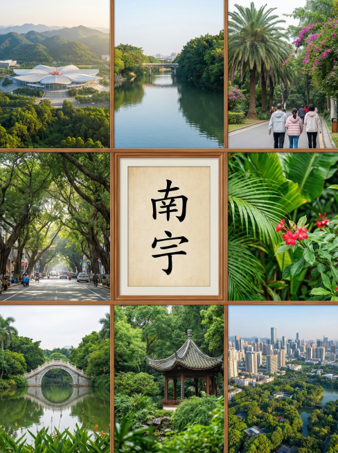 你的任务
帮我制作几份由地区的2到9张拼图出来的风景宣传照片，并在图片中心用正楷标上地点
#地点分别为
1. 西双版纳（🌴热带风情）3. 厦门（🌺文艺清新慢游）2. 珠海（🌊浪漫滨海圣地）4. 预览效果