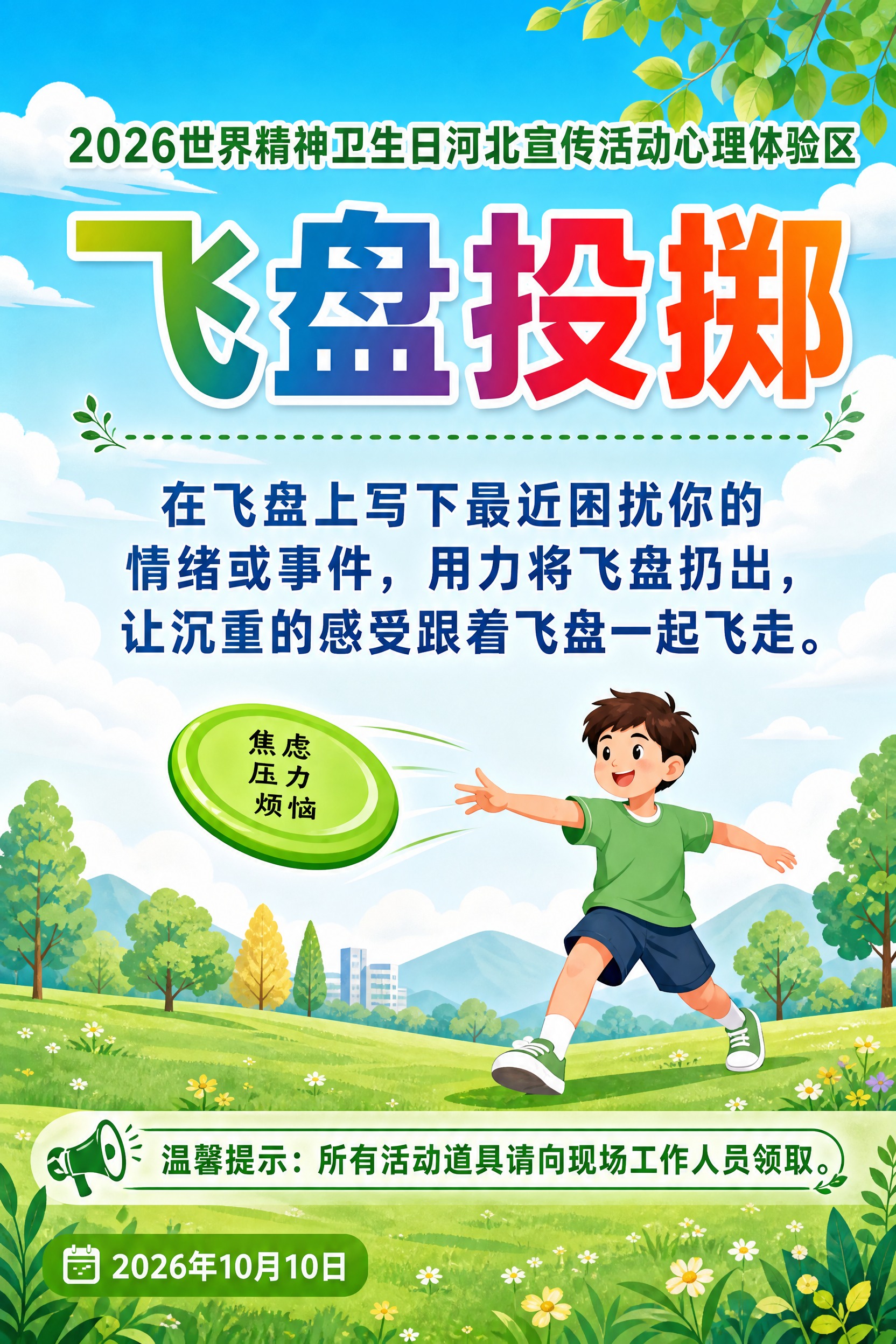 仿照参考图的背景风格和字体风格，生成竖版60x90cm的飞盘投… - 图片创意预览