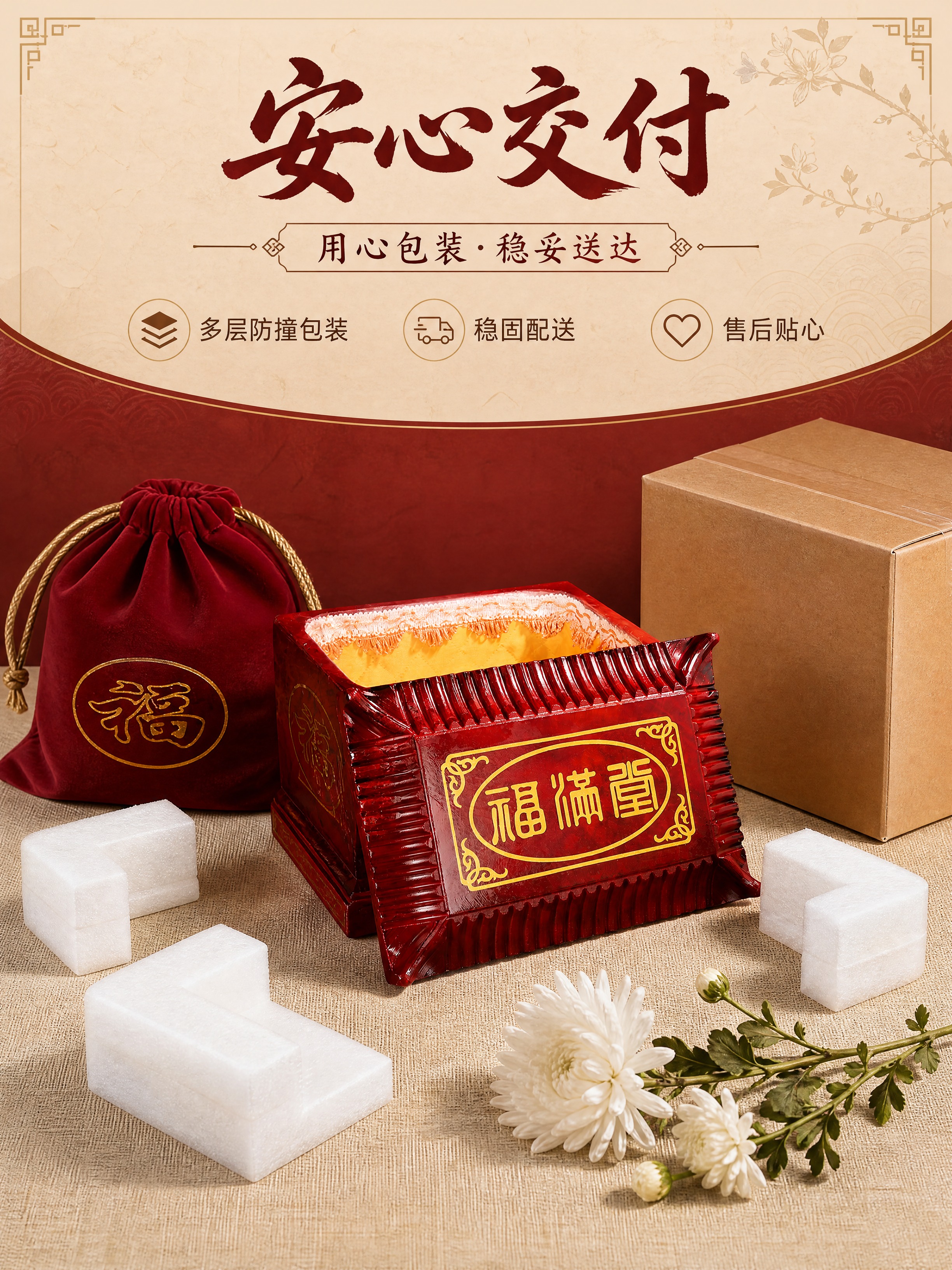 [商品] 使用【图1】中国红款开盖图与【图2】中国红款斜侧图：… - 图片创意预览