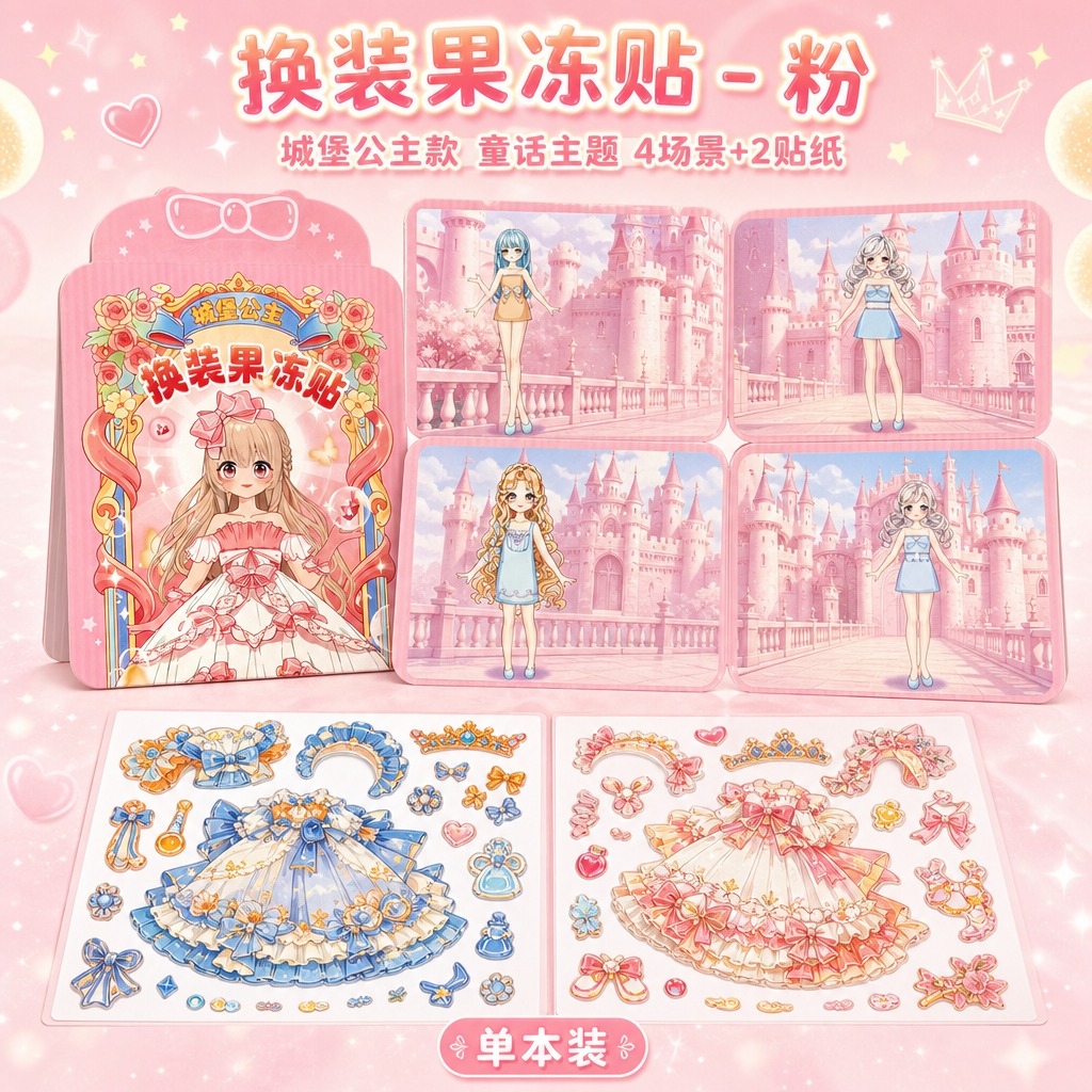 1:1正方形构图，超高清电商SKU图，糖果梦幻少女风，鲜亮通透… - 图片创意预览