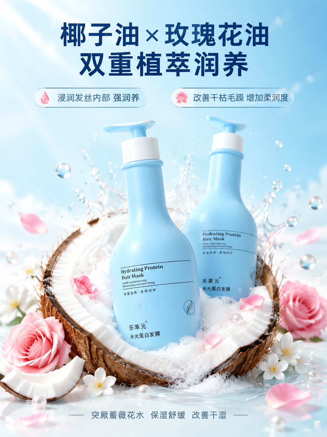 [主图-4] 生成淘宝/天猫3:4竖版植萃成分主图，主题为椰子… - 图片创意预览