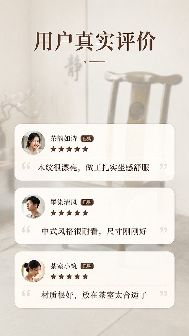使用商品详情页技能根据商品图「图片1」「图片1」「图片1」「图片1」生成详情页，参考图为，商品名称为金丝楠木官帽椅，卖点为阴沉木/金丝楠木/乌木色，适配平台为拼多多，图片比例为9:16，需求屏数为20张，尺寸：38*31.5*67cm  颜色：乌木色