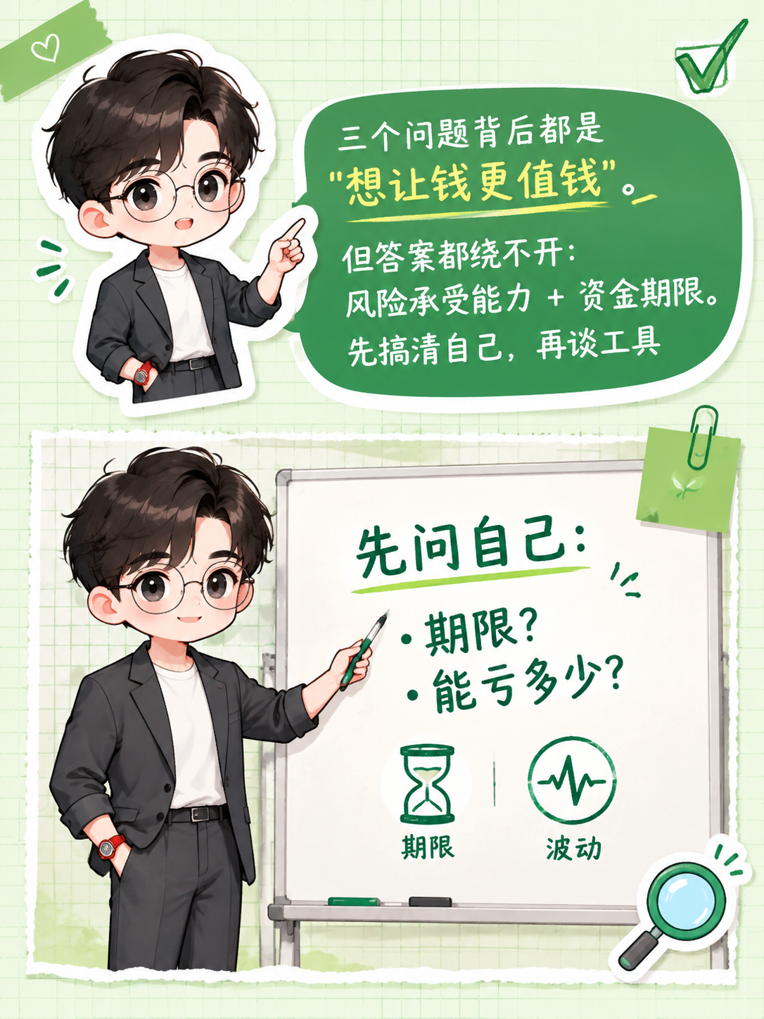 小红书笔记内页插图，P5 我的统一回答，手账拼贴科普风，版式精… - 图片创意预览