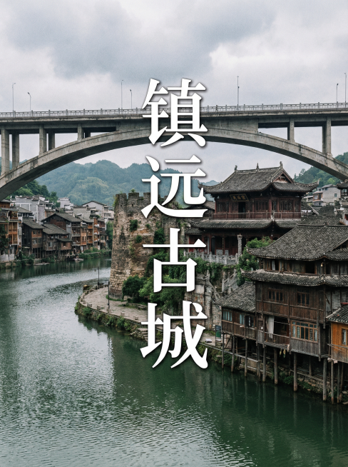 写贵州镇远古城的6张预览效果