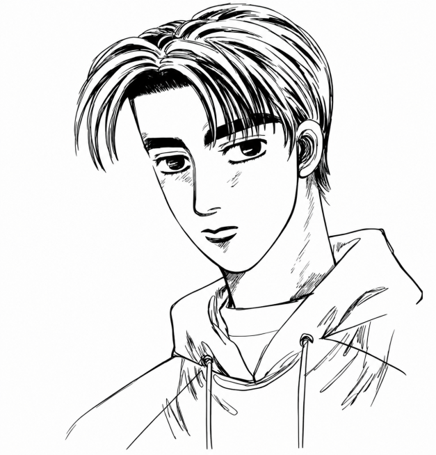 将这张图片变成纯黑白漫画风格预览效果