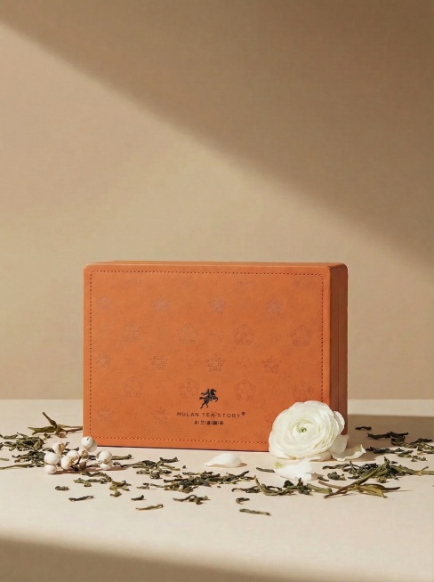 保持画面画质，地上添加茶叶点缀预览效果