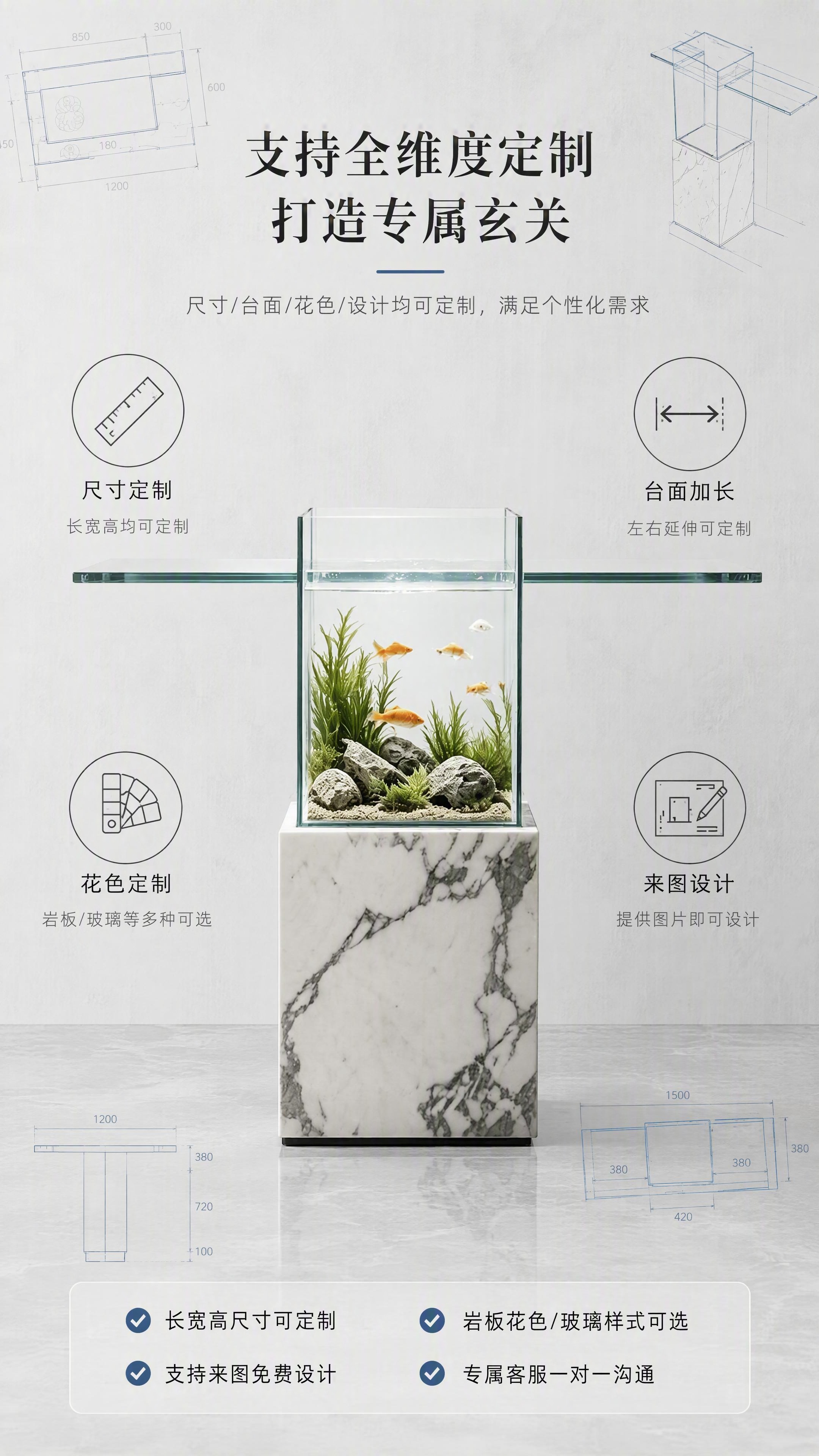 第6张 定制服务篇-全维度定制能力展示。本张使用【图1】作为产… - 图片创意预览
