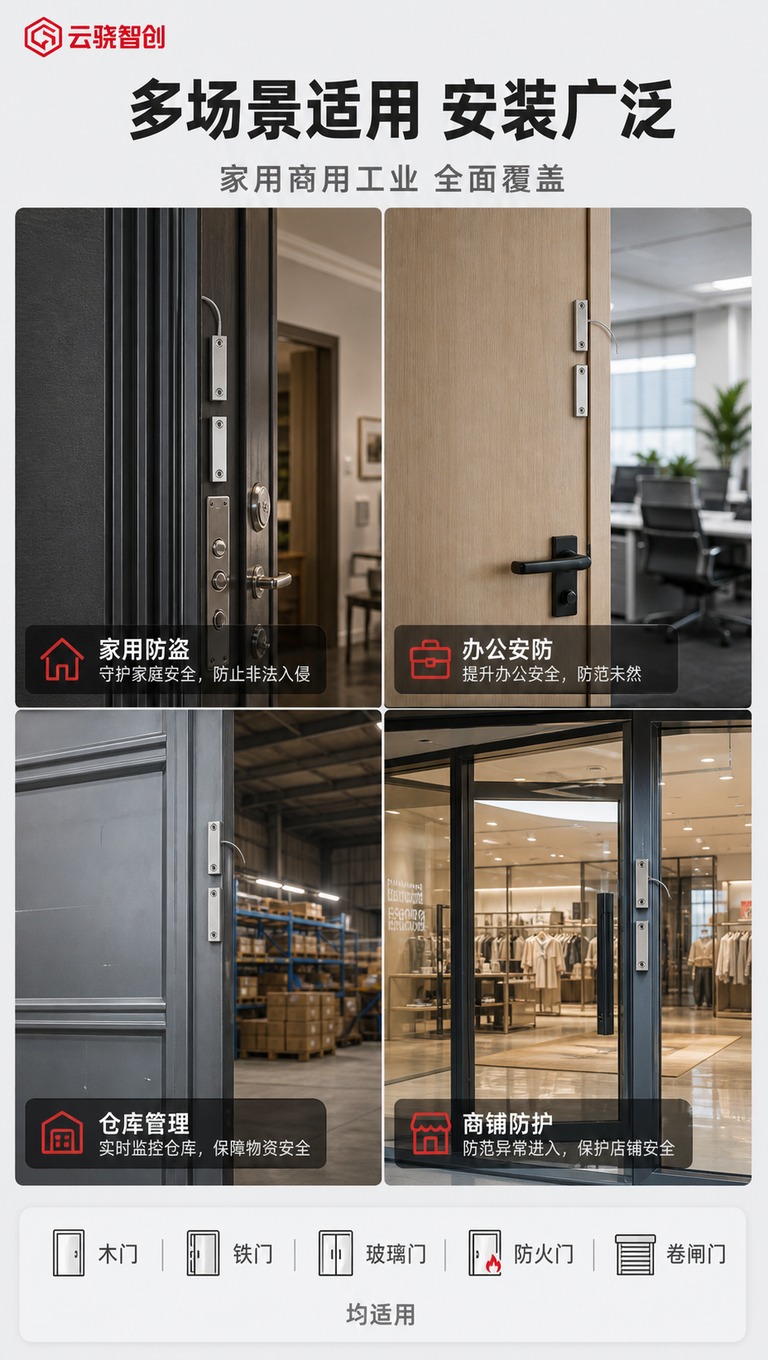 [商品] 使用【图1】中标准款有线铁门磁开关产品图；商品处理：… - 图片创意预览