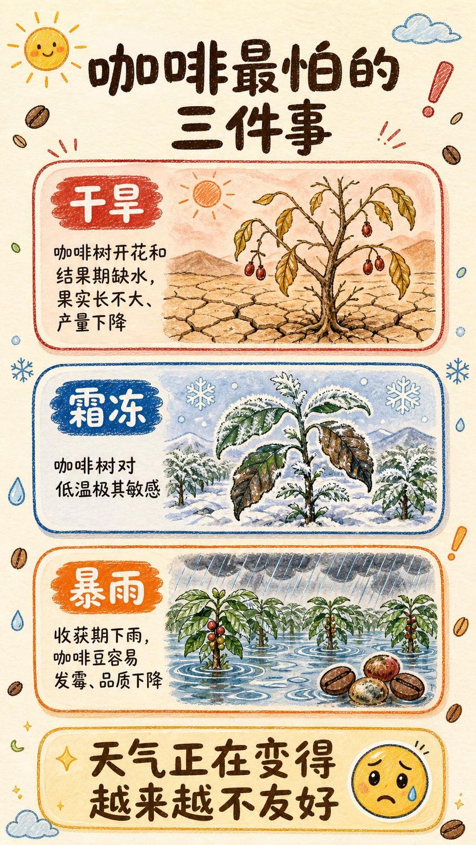 手绘信息图风格竖版插画，背景浅米色带纸纹质感。顶部大标题文字"… - 图片创意预览