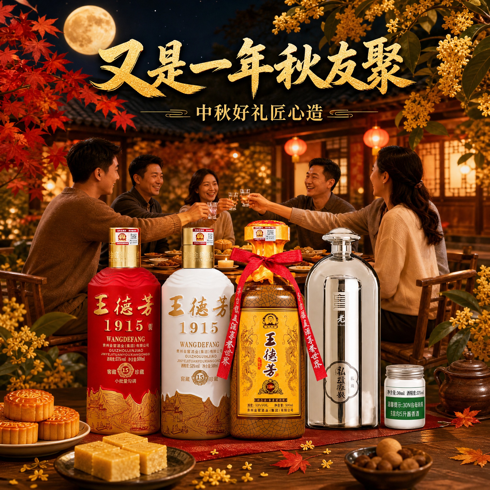 中秋活动预售 - 图片创意预览
