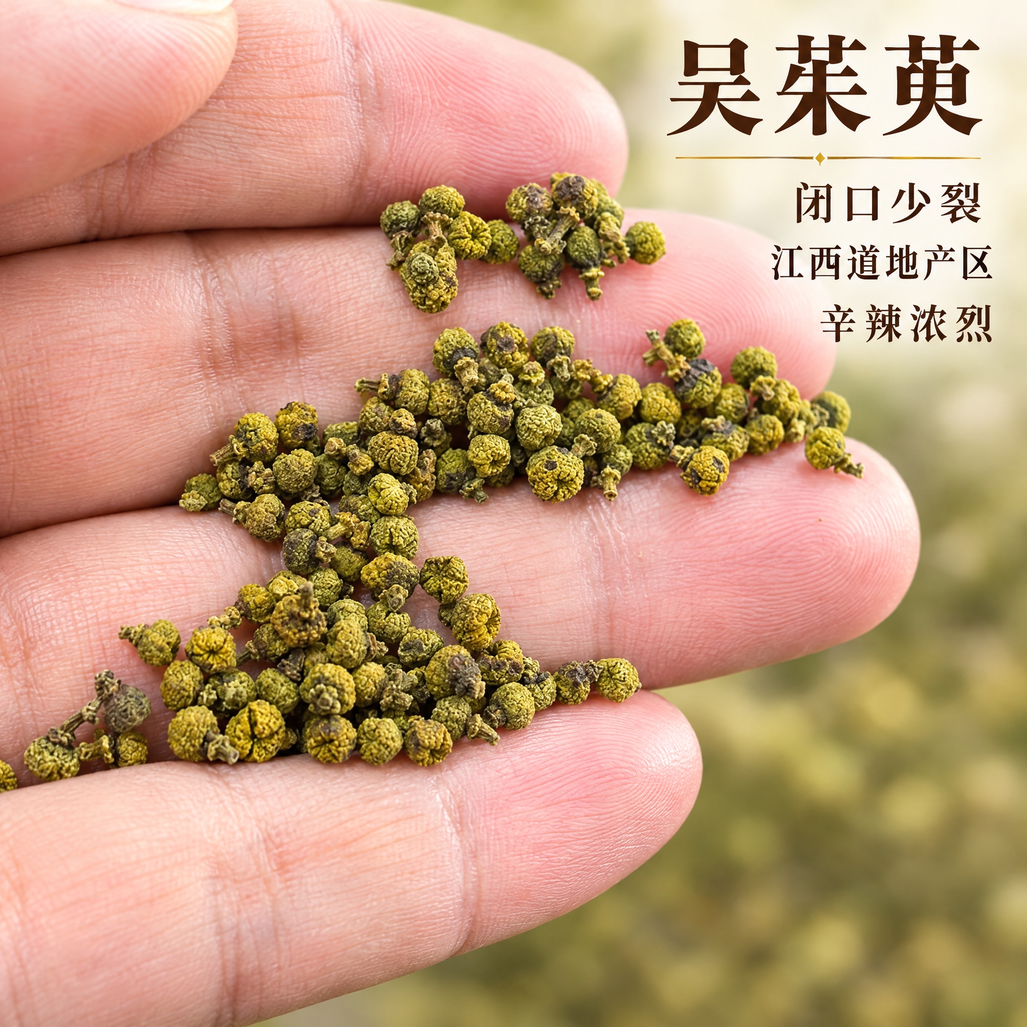 基于上传的吴茱萸素材进行主图创作，严格使用上传素材，完整保留原… - 图片创意预览