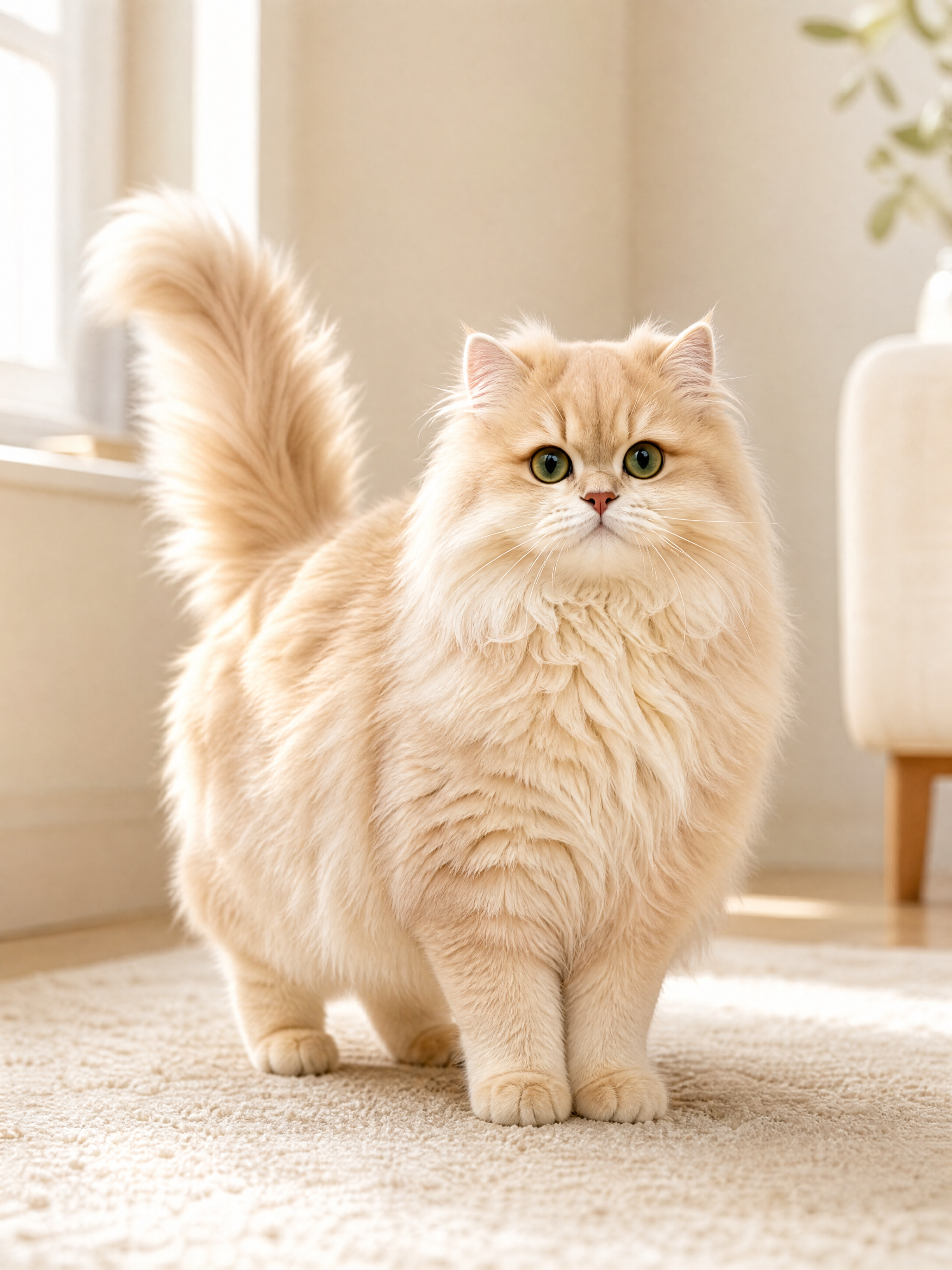 [主图-1] 活体宠物猫首图，正面全貌展示。氛围风格：温馨自然… - 图片创意预览