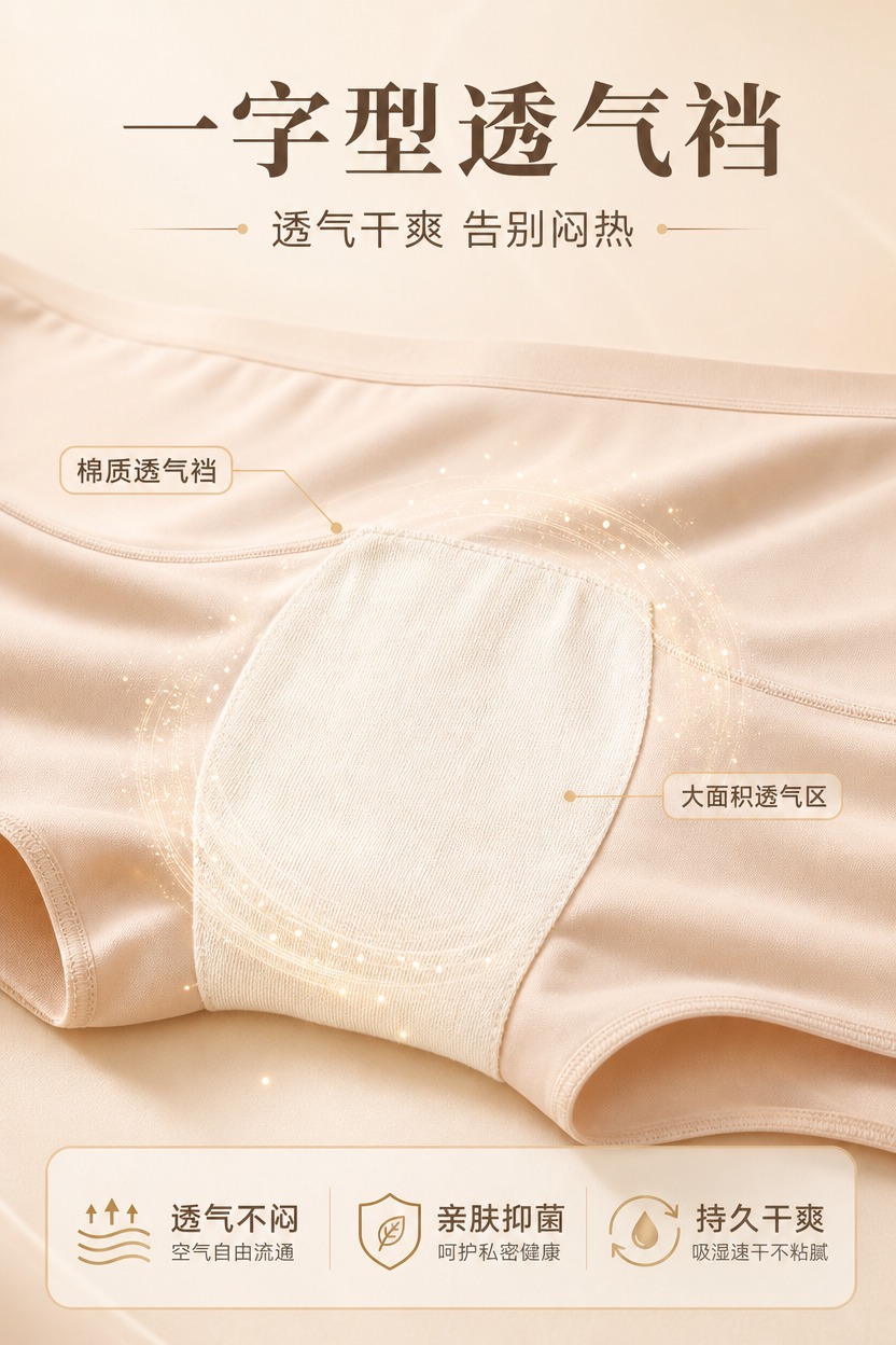 [商品] 使用【图2】肤色款高弹奶皮冰丝空调安全裤，重点展示一… - 图片创意预览
