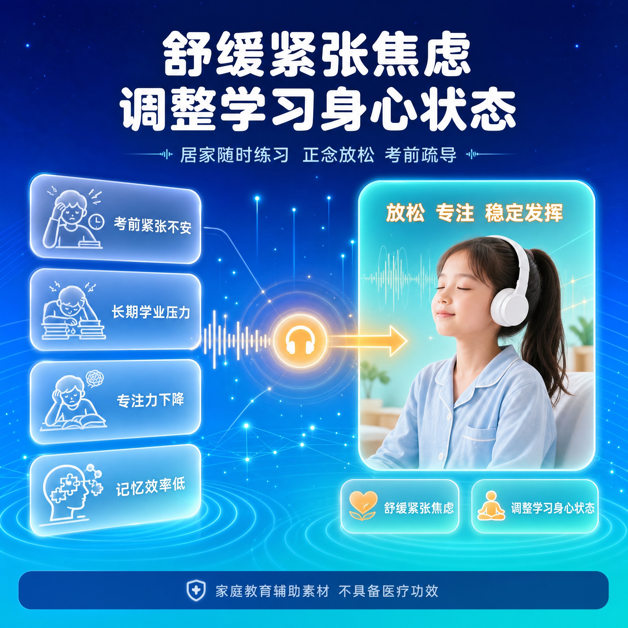 [主图-2] 痛点与学习目标·激发共鸣：用「学习身心状态困扰→… - 图片创意预览