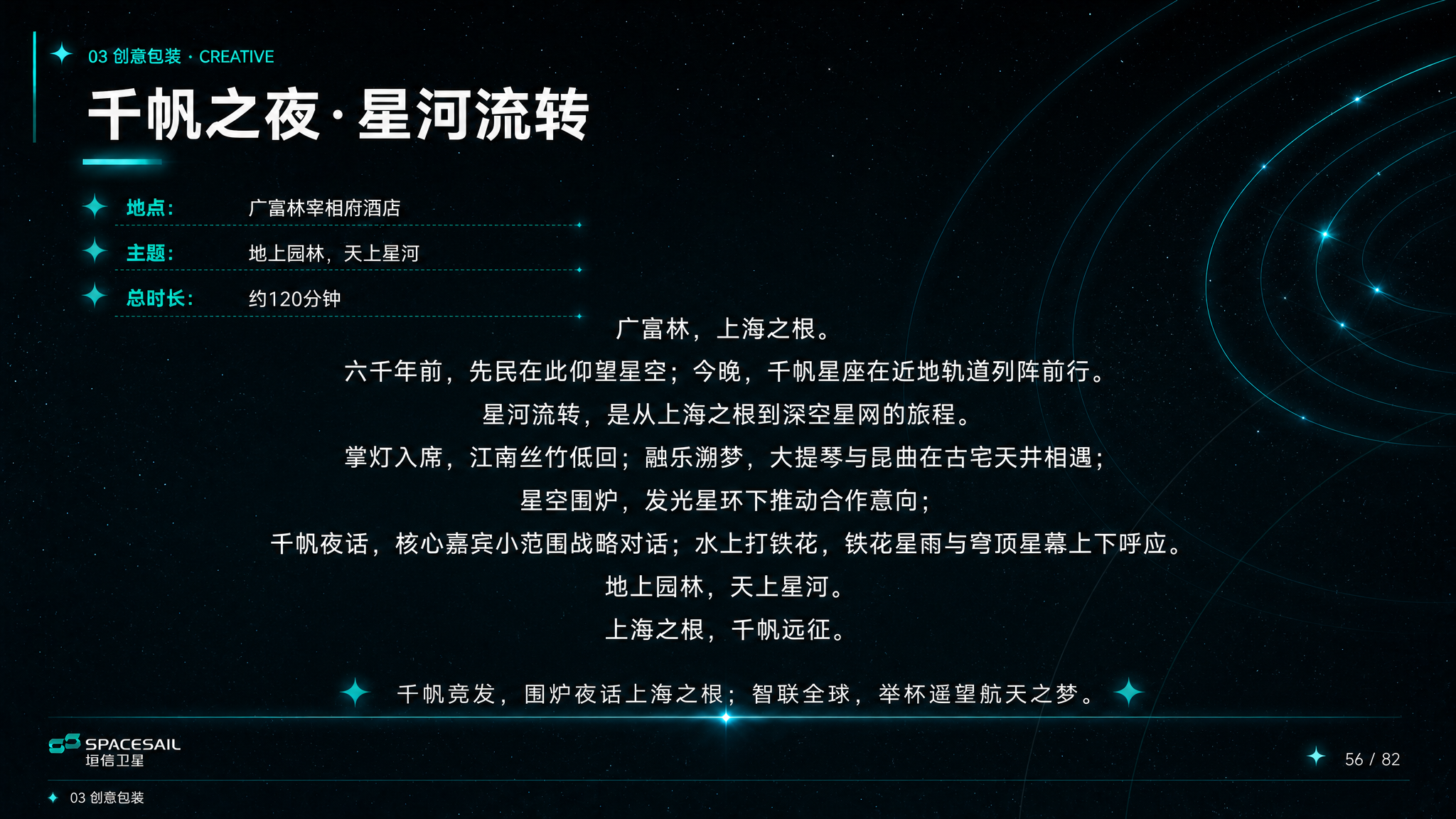延续参考图的科技星空PPT排版风格，对第二张图的内容进行美化重… - 图片创意预览
