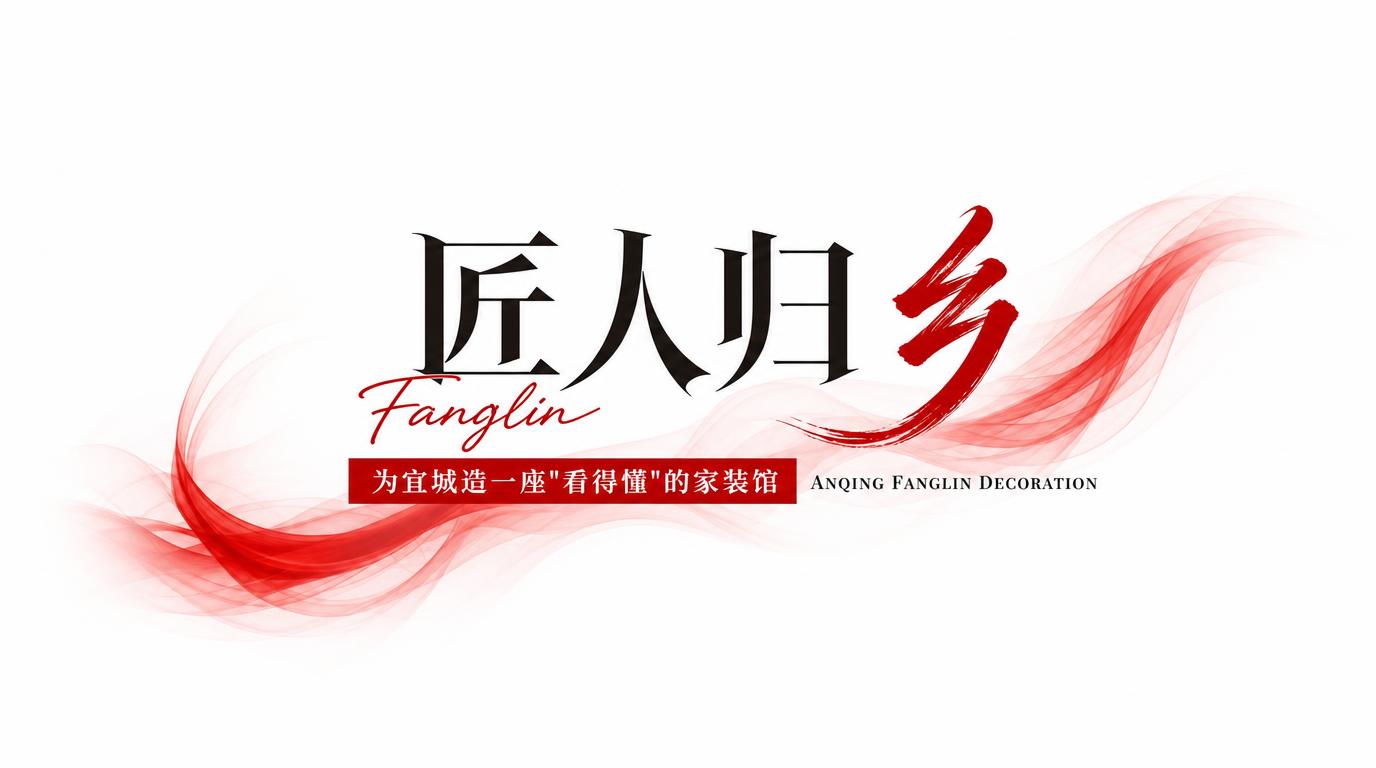 基于参考图进行修改：1. 右下角英文只保留一行"ANQING… - 图片创意预览