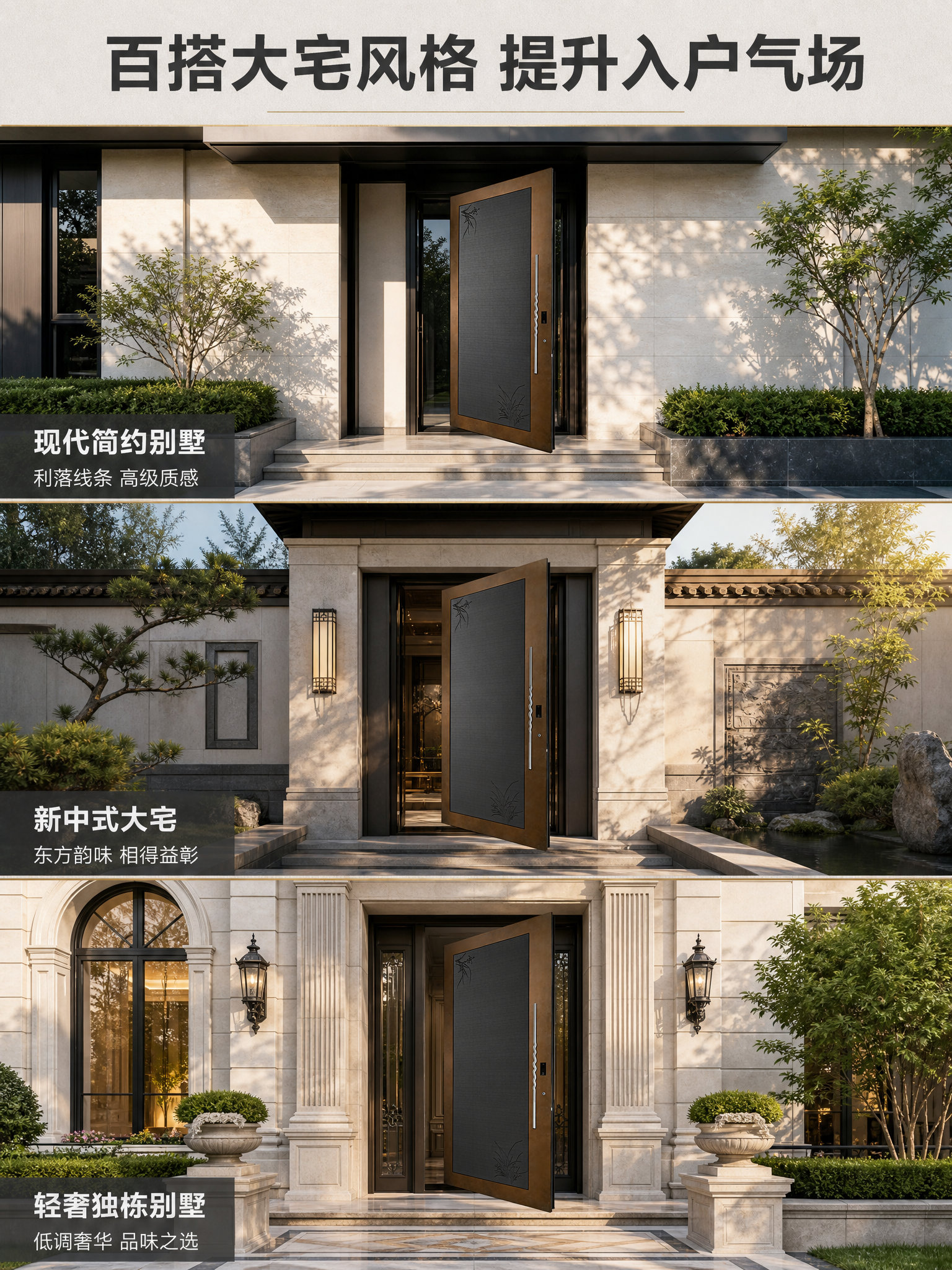 [商品] 使用【图1】幽兰草纹全铝别墅大门；保留大门外观、颜色… - 图片创意预览
