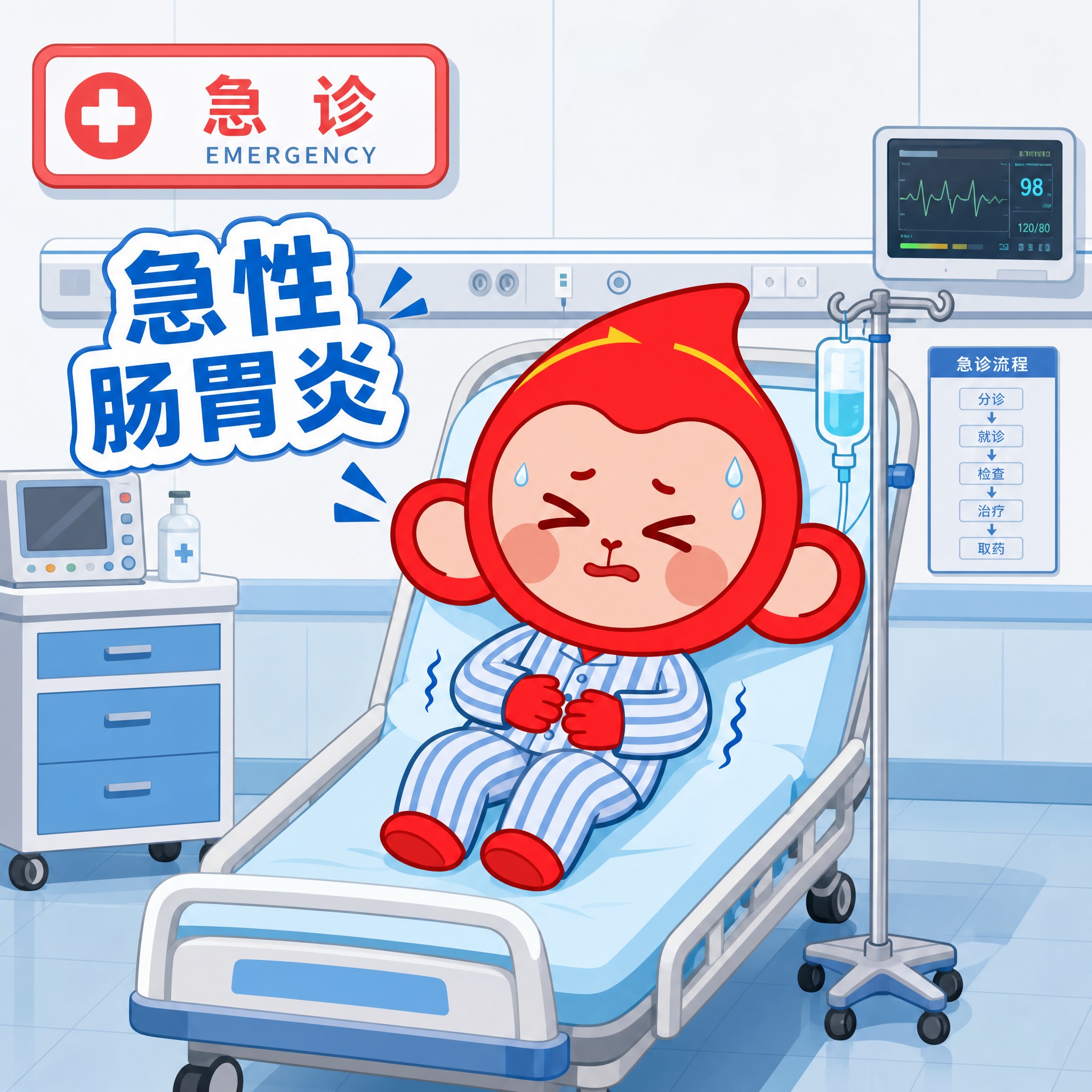 基于参考图中的连云港市中心血站IP形象“连小血”猴子形象，设计… - 图片创意预览