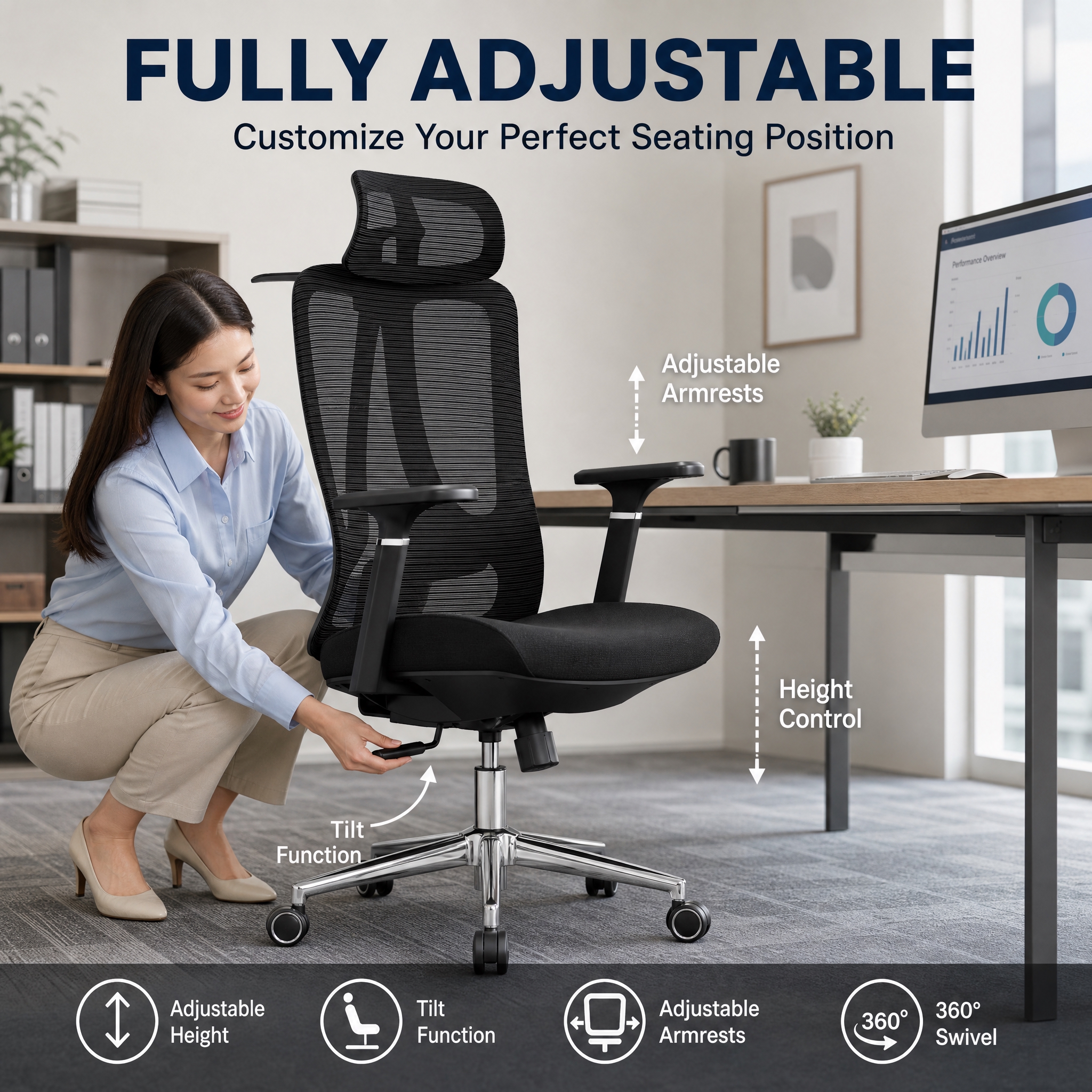 A young Asian female office wor… - 图片创意预览