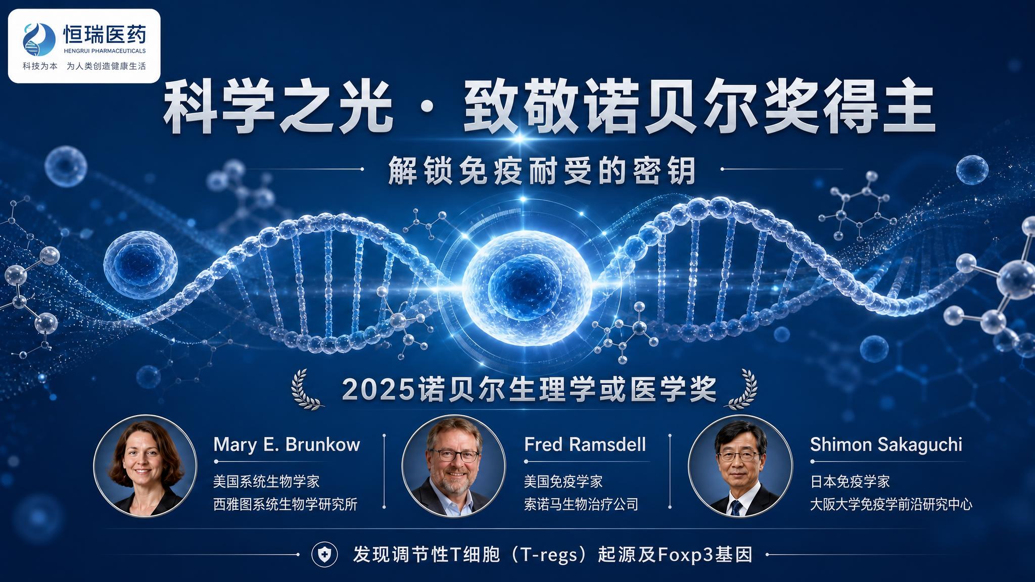 保持这张海报的整体布局、DNA双螺旋背景、三位科学家头像及位置… - 图片创意预览