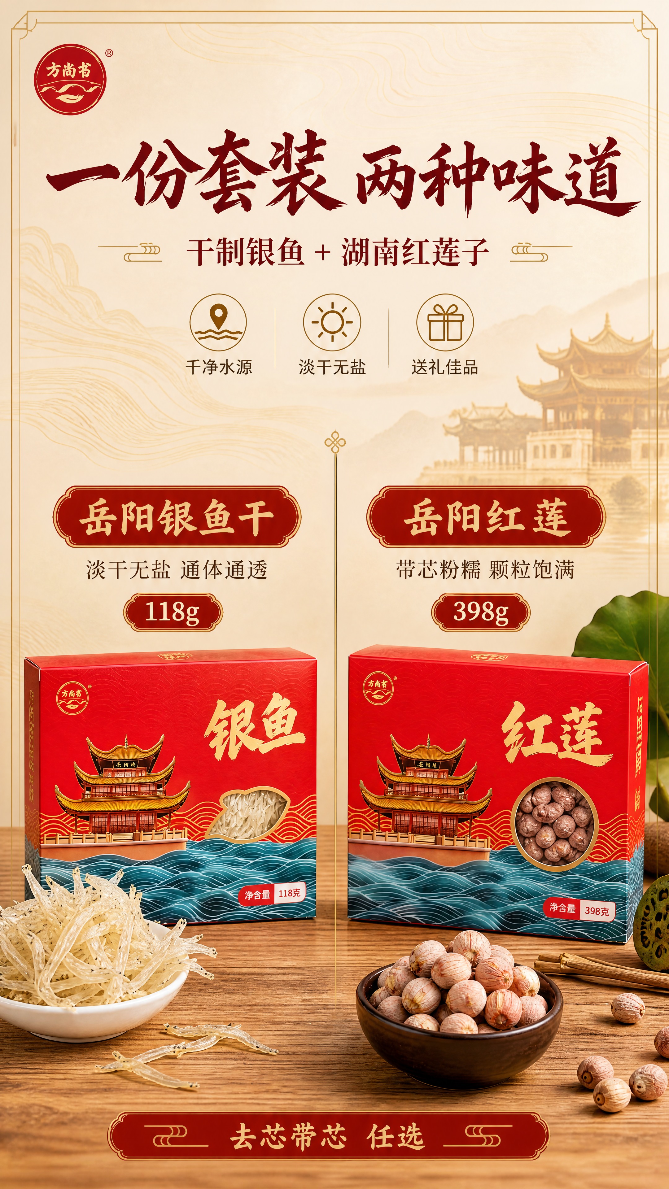 [商品] 使用【图3】银鱼礼盒与【图6】红莲礼盒；保留两款红色… - 图片创意预览