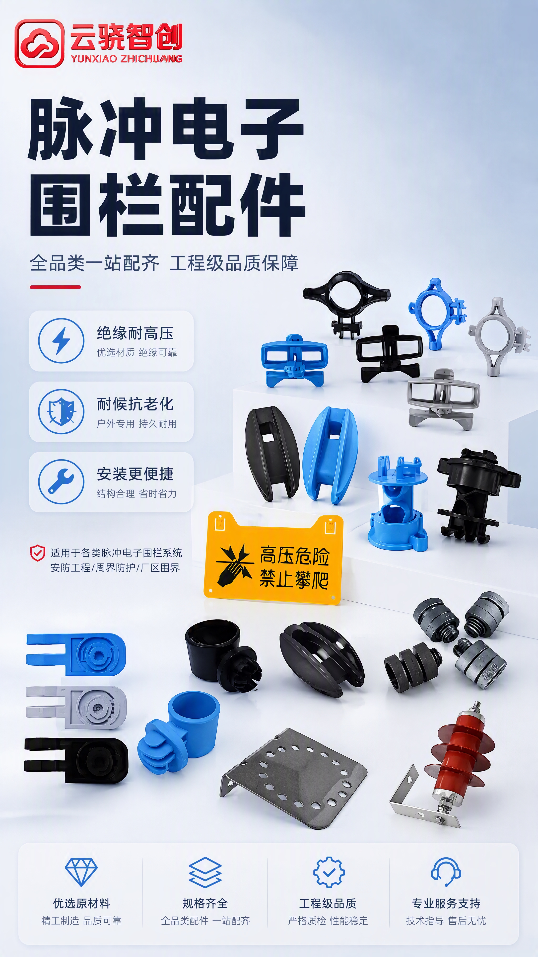 [商品] 使用【图1】脉冲电子围栏配件全家福；商品处理：严格保… - 图片创意预览
