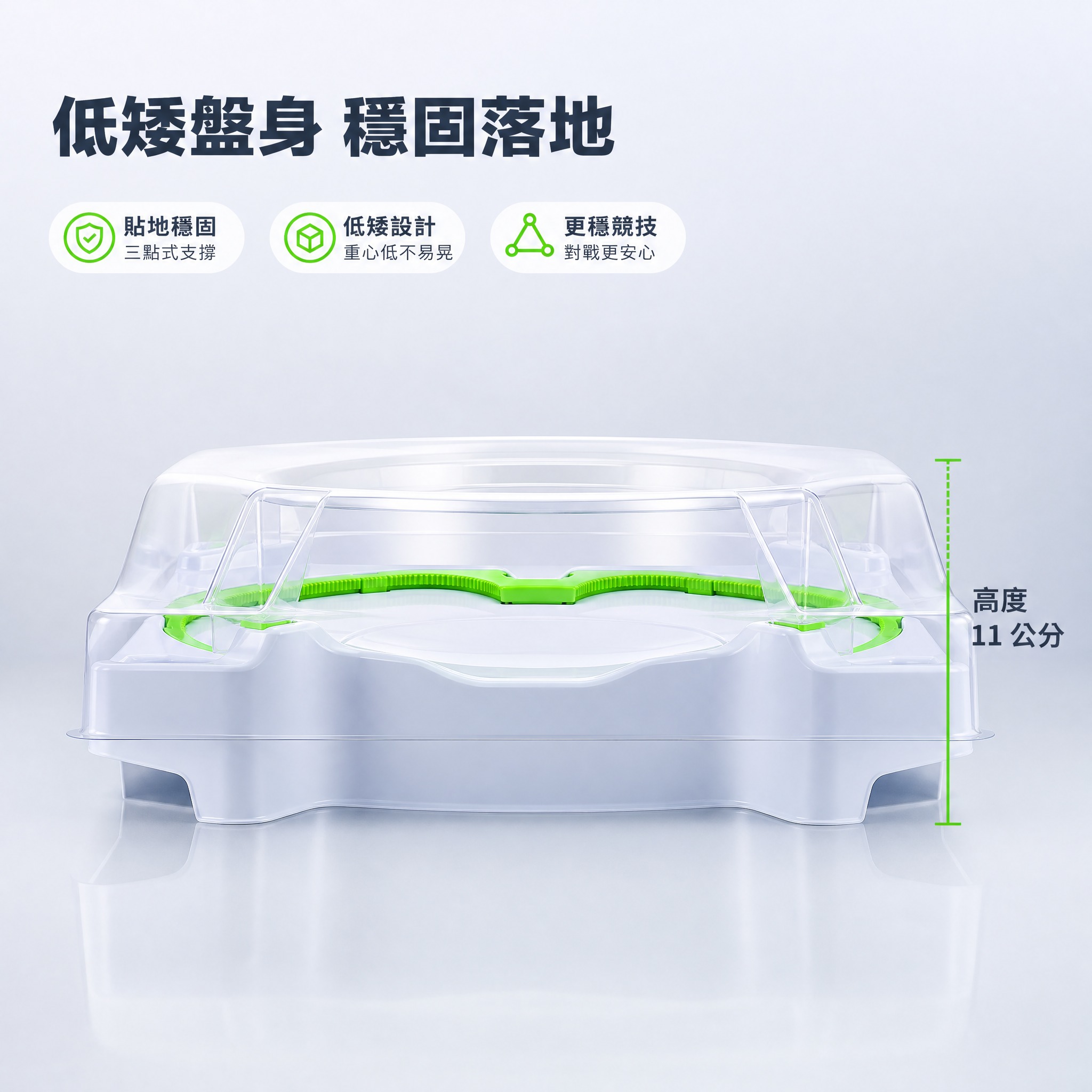 [主圖-3] 產品視角｜正立面低矮盤身。唯一任務是從正面平視展… - 图片创意预览