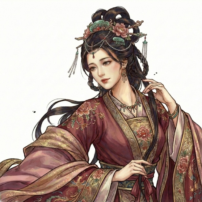 人物的五官和表情贴近女明星何晴预览效果