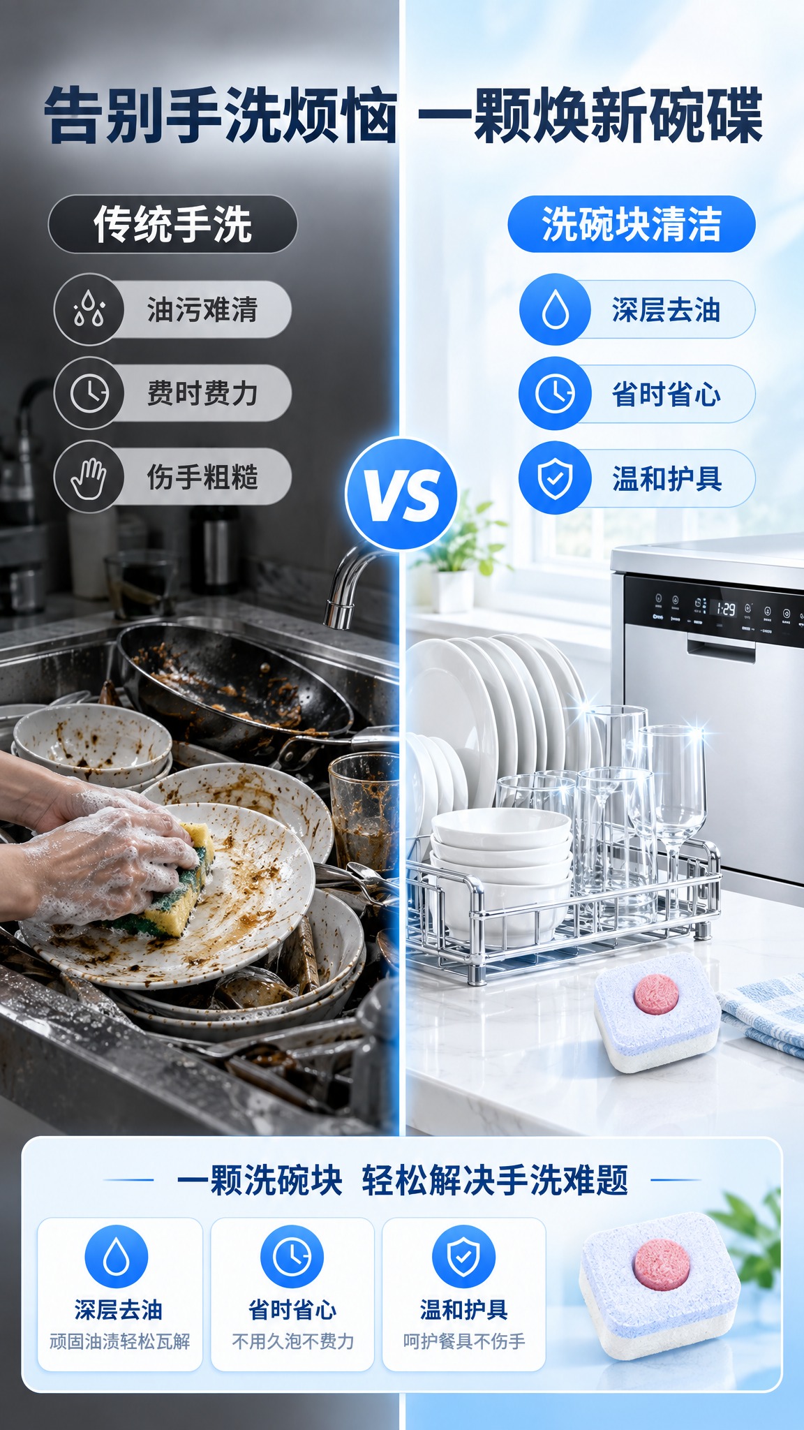 [商品] 使用【图1】中的方形双色洗碗块（白色主体+粉色圆形清… - 图片创意预览