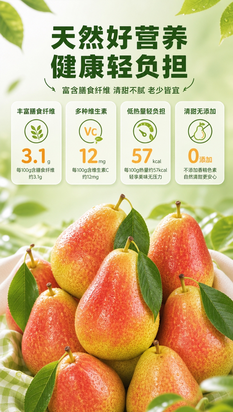 [商品] 使用【图4】堆叠红啤梨群像，保留每颗梨的红黄渐变色泽… - 图片创意预览