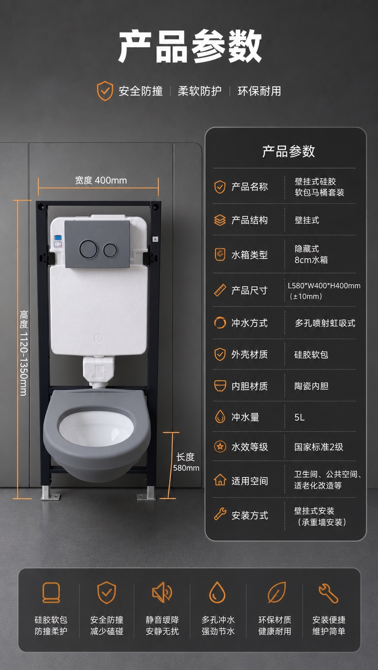 [商品] 使用【图12】壁挂式马桶尺寸标注图，【图13】产品图… - 图片创意预览