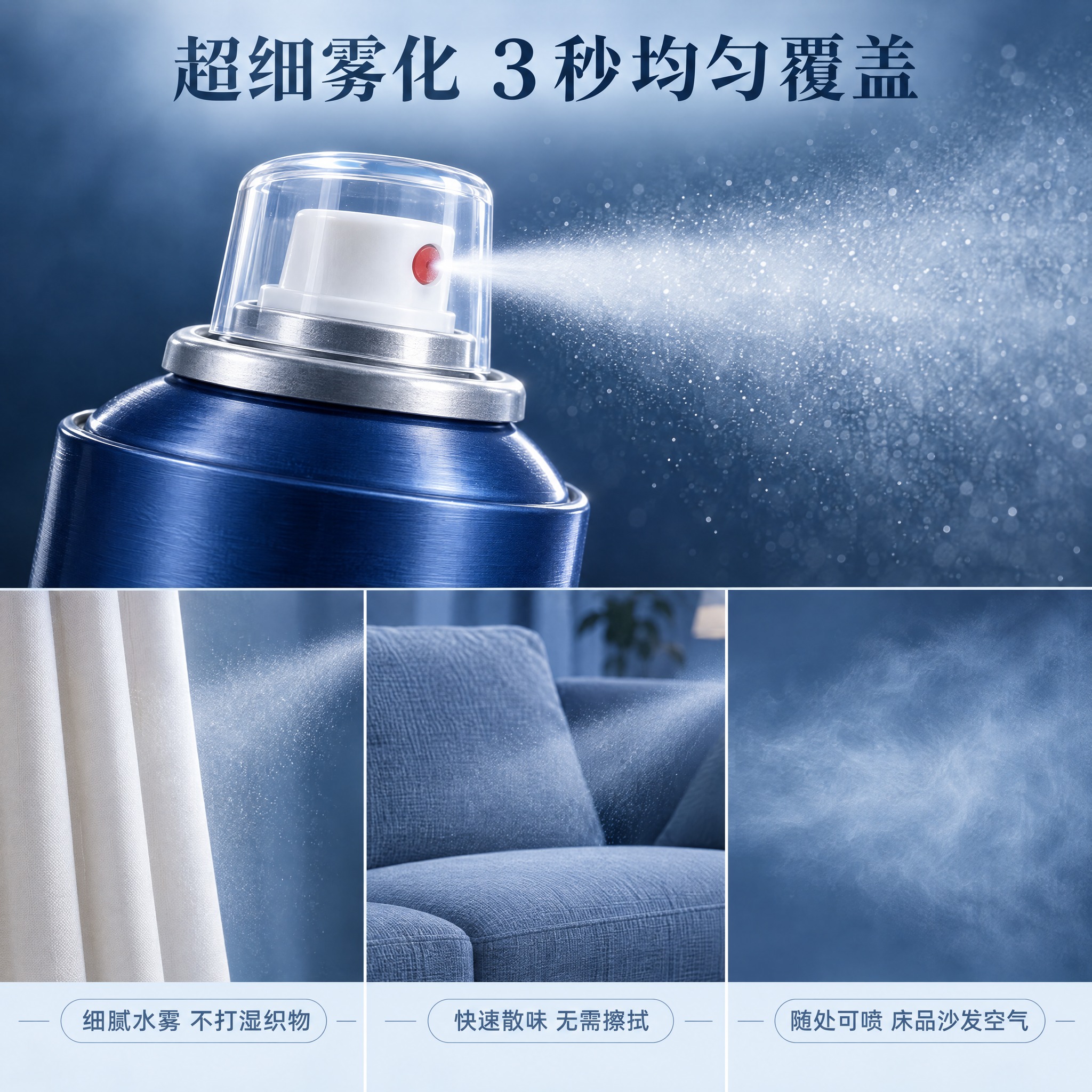 [主图-3] 材质细节与使用体感，超细雾化微距特写，莫兰迪雾霾… - 图片创意预览