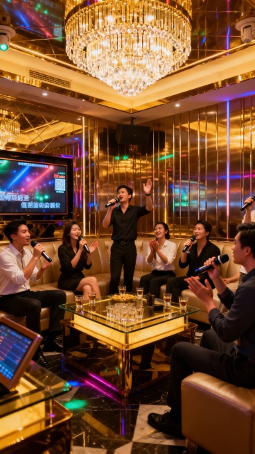 生成50张商务KTV的照片预览效果